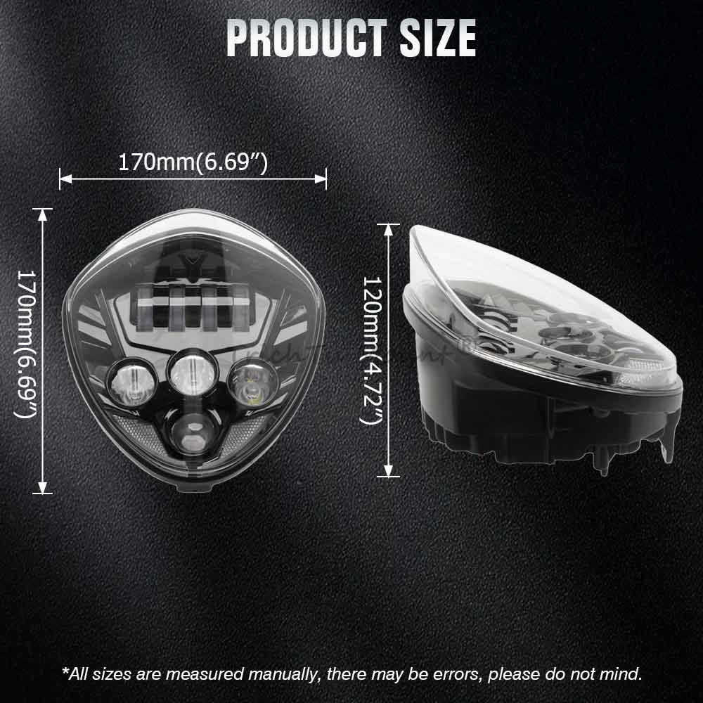 Front LED Head Light 60W Fits  - Crossfit Victory review and price